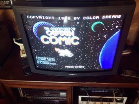Captain Comic Nintendo NES Color Dreams Inc. Game Cartridge Tested