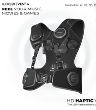 Woojer Vest 4 HD Haptic Vest Ultimate Sensory Upgrade Brand New Sealed