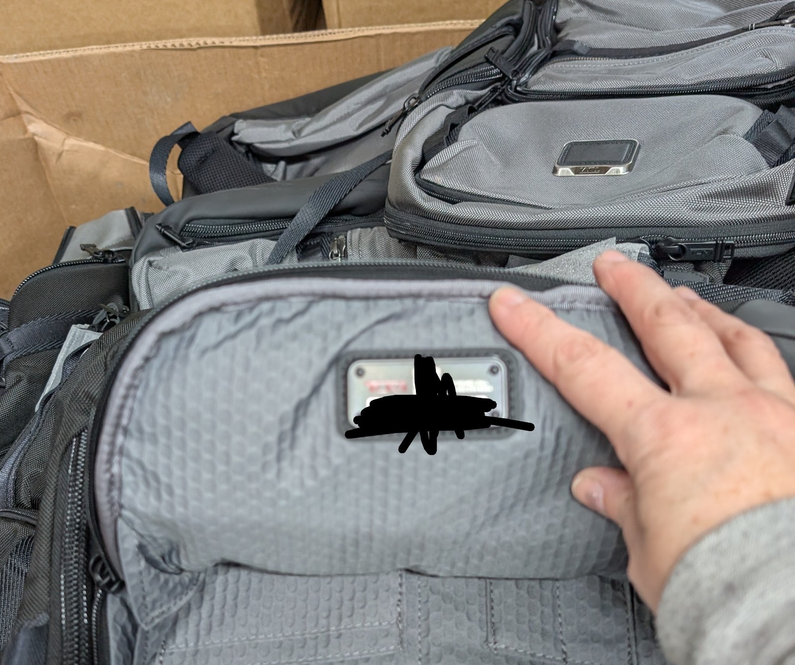 NEW Tumi Alpha Bravo Search Backpack Charcoal Grey  0232789CH Authentic 