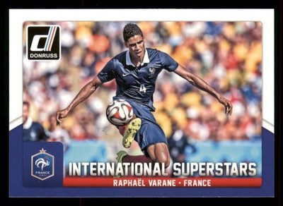 2015 Donruss Soccer Raphael Varane International Superstars #79 France