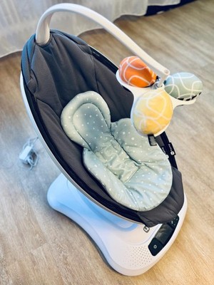4moms mamaRoo4 automatische Babywippe mit Musik - Grau