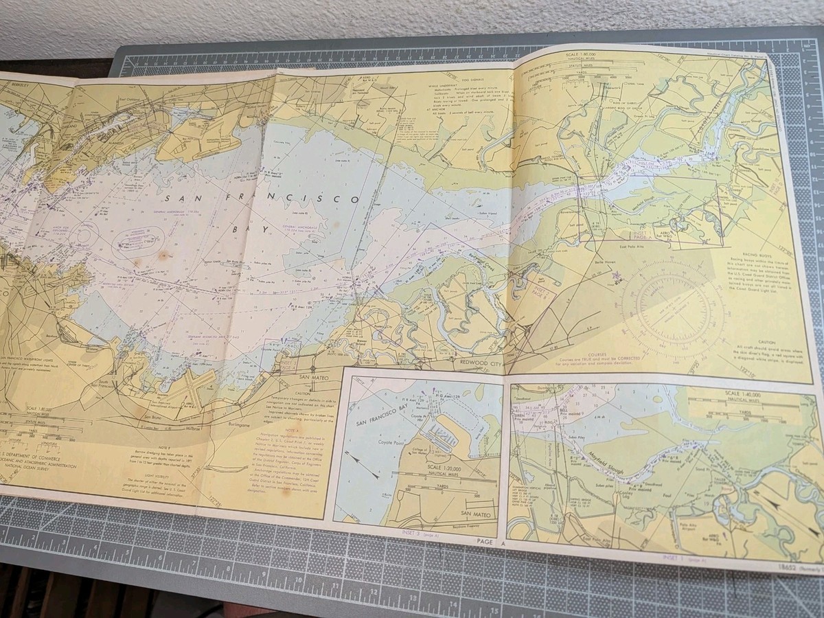 San Francisco To Antioch NOAA Nautical Chart 18652 Edition 15