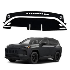 Dash Cover for Toyota RAV4 Accessories 2026 Dashboard Cover Mat Non-Slip Black