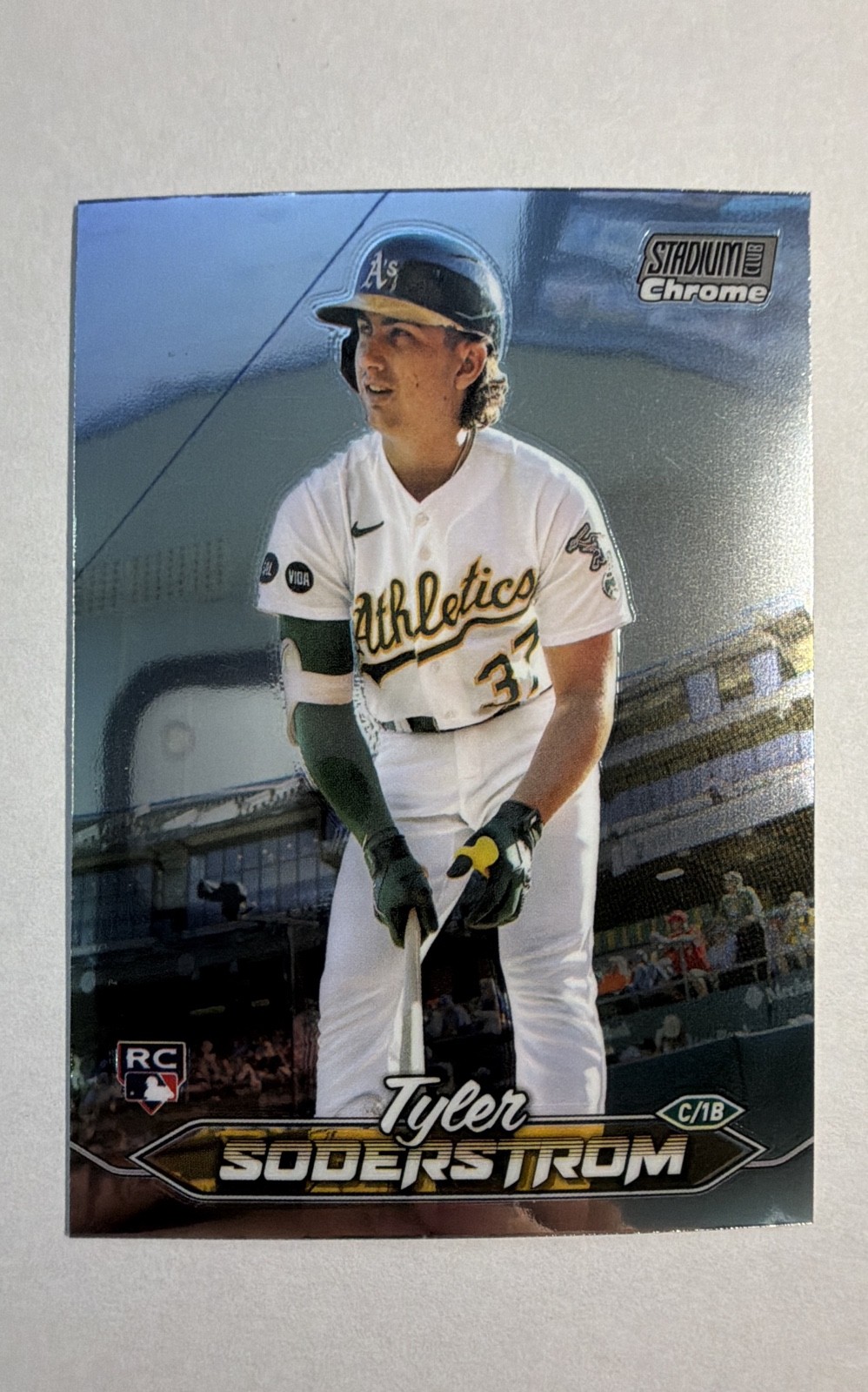 2024 Topps Stadium Club - Tyler Soderstrom #215 Chrome (RC)