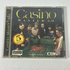 Casino Master 3.0 PC CD-ROM Video Game Casino Card Board Games