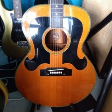 Morris Acoustic Guitar WJ-50 With Double Black Pickguard, Rosewood Fretboard