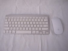 Apple Magic Mouse A1296  Wireless Keyboard USB Receiver Bundle Tested Working