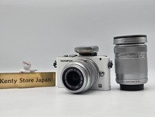  N.MINT / 3k shots OLYMPUS PEN Lite E-PL3  2Lenses 14-42/40-150 From Japan