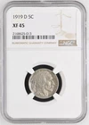 1919 D 5C NGC XF 45 Certified Coin