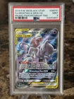 Pokemon 2019 GX SM191 Mewtwo & Mew Tag Team Black Star Promo Card PSA 9 MINT