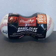 Rawlings Baseball 2 Pack Game Play Baseball 10U All Ages  Brand New in Package