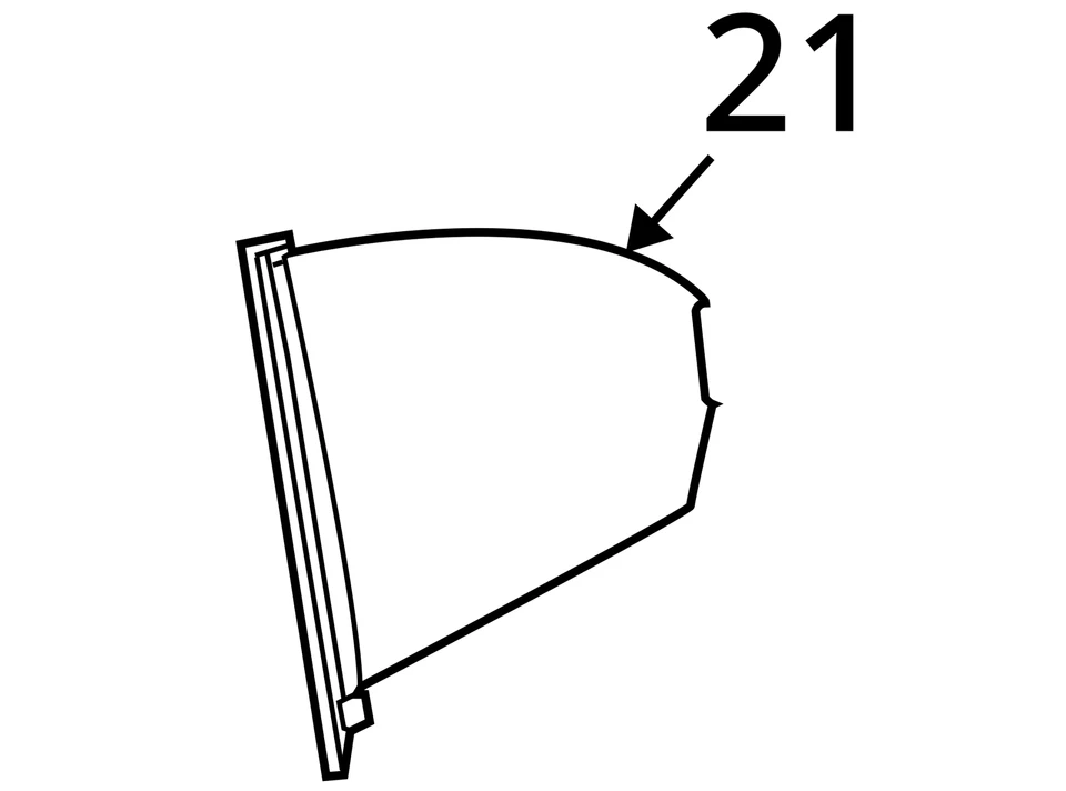 2002-2008 BMW 745li 750li Left Rear Door Sun Screen 51166983079 OEM Used Foto 4 de 4