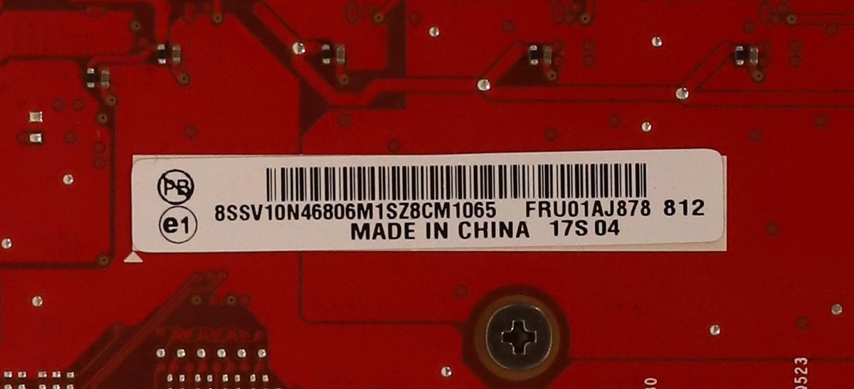 Lenovo NVIDIA GeForce GTX 1080 8GB GDDR5X PCIe Graphic Card FRU P