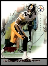 2002 Topps Debut #14 Plaxico Burress Red #/199