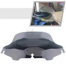 8" Windshield Fit for Harley Touring Street Tri Electra Glide Police FLHTP CVO