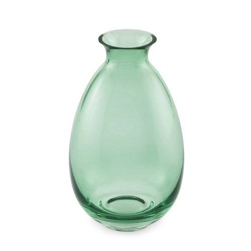 Jarrón de vidrio verde interior Mainstays by Becky G. & Alejandra 8" - Imagen 1 de 6