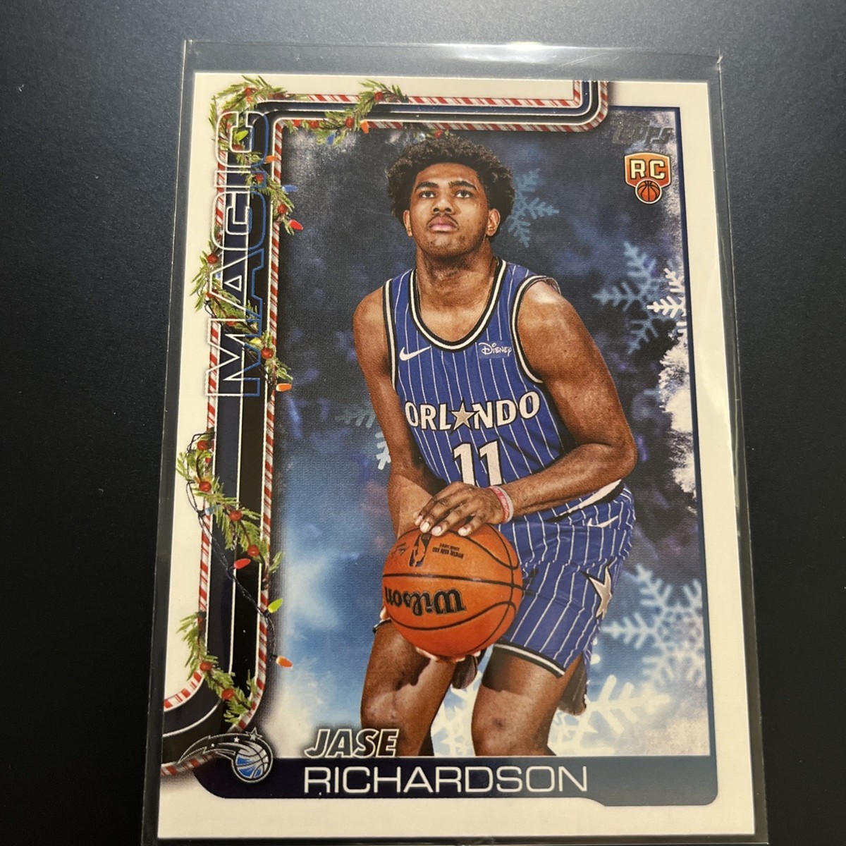 2025-26 Topps Holiday NBA Basketball Jase Richardson RC Rookie