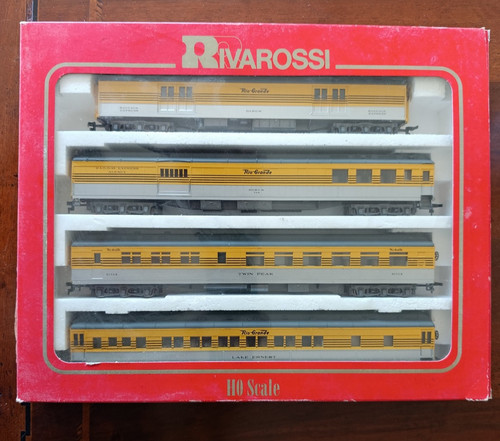 Rivarossi H0 6920 Carrozze passeggeri Rio Grande 1920's heavyweight set A | Condition: Usato