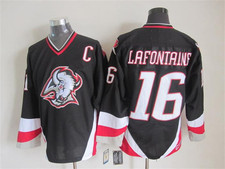 16 Pat LaFontaine Jersey Retro Black
