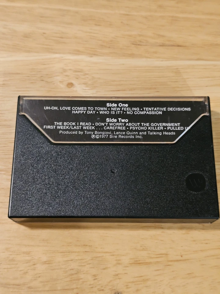 Talking Heads '77 by Talking Heads Cassette Tape 1977 Sire Records VG Foto 3 de 4