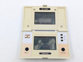 Nintendo Game & Watch OIL PANIC Multi Screen Handheld System OP-51 1982 Tested