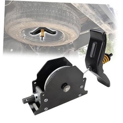 Trailer Winch Spare Tire Mount Hoist Adjustable Spare Tire Holder with