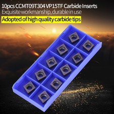 10pcs CNC Carbide Inserts Durable Turning Tool For Lathe Work