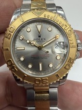 ROLEX YACHT - MASTER 68623 1997 TWO TONE 18 KARAT & STAINLESS STEEL WATCH 35MM 20