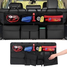 Car Trunk Organizer, Upgraded Version Expand Space Hanging Trunk Organizer wi...