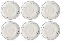 Villeroy & Boch Vieux Luxembourg Tee-Untertasse 6Er Set 15,5Cm Weiß Blau