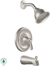 NEW Moen 82910SRN Banbury Single Handle Tub and Shower Faucet - Brushed Nickel