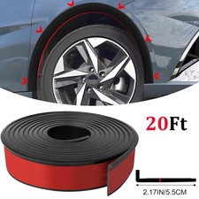20ft Wheel Eyebrow Arch Trim Lip Strip Fender Flare Edge Protector For Chevrolet