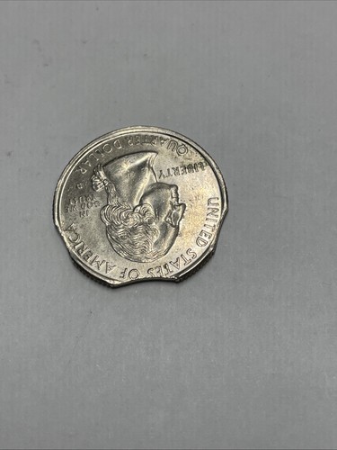 Triple Clipped Planchet Error 1999 D Georgia Quarter - Picture 4 of 8