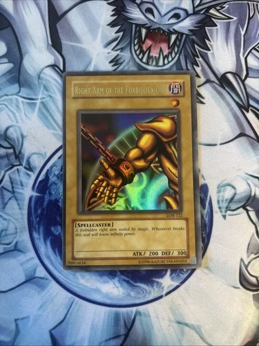 (UU) Yugioh! Right Arm of the Forbidden One LOB-EN122 Ultra Rare Unlimited LP