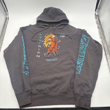 Dragon Ball Z Super Saiyan Goku Anime Gray Pullover Hoodie Sweater