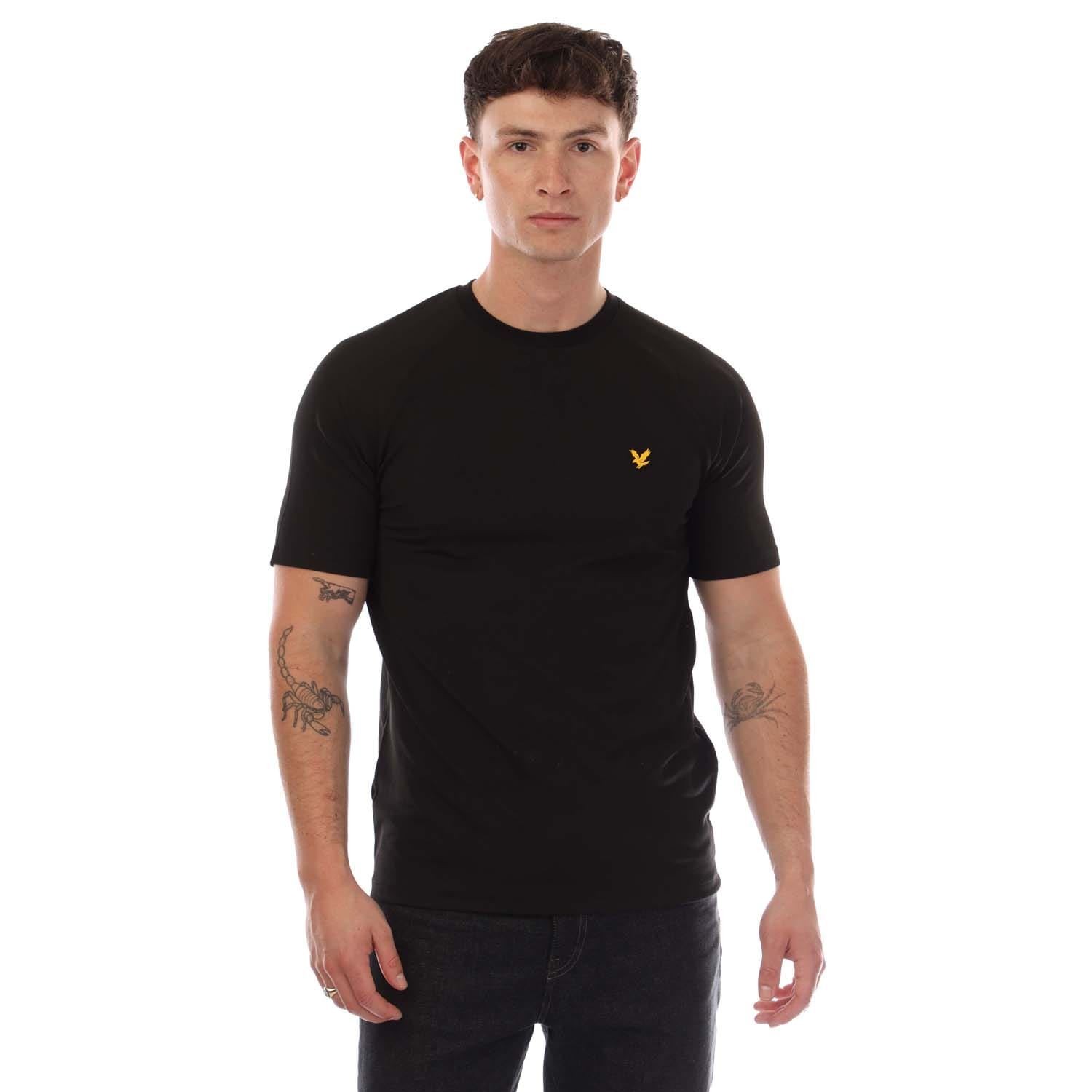 Футболка с регланом Herren Lyle и Scott Core от Schwarz