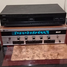 LEAK LEAK Stereo Tuner 2-Channel Silver Face HiFi Unit with Wood Sides