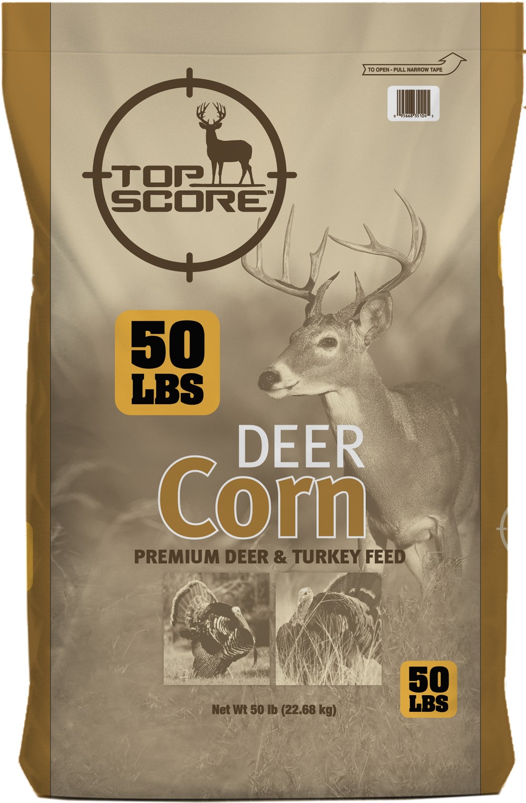 Deer Corn Premium Deer and Turkey Feed  Wildlife High-Quality  50Lb