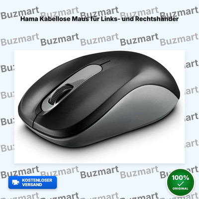 Hama AMW-200 optische Funk Maus kabellos Wireless 10m 1600 DPI inkl. Batterie