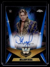 2025 Topps Chrome WWE Legendary Sapphire Autographs William Regal Auto #LCA-WR