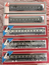 Lima 5 Carrozze SNCF scala H0 voiture de voyageurs Train treno