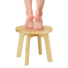 Step Stools for Kids Adults - Bamboo Wood Portable Small Foot Stools Sturdy A...