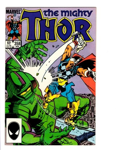 THE MIGHTY THOR #358 - AUGUST 1985 - NM - HIGH GRADE - VINTAGE MARVEL CLASSIC