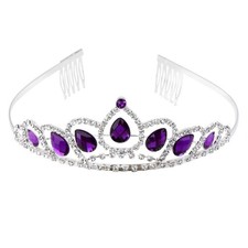  2 PCS Wedding Tiaras for Bride Bridal Headpiece Rhinestone Headband