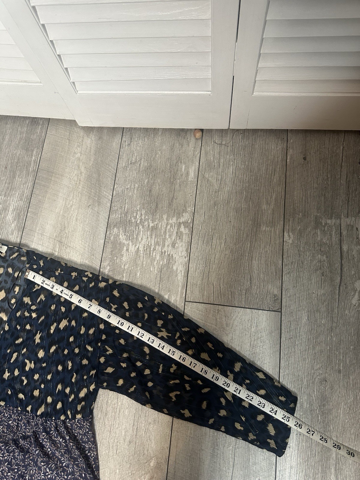 Umgee Patchwork Floral Leopard Metallic Duster Ki… - image 9