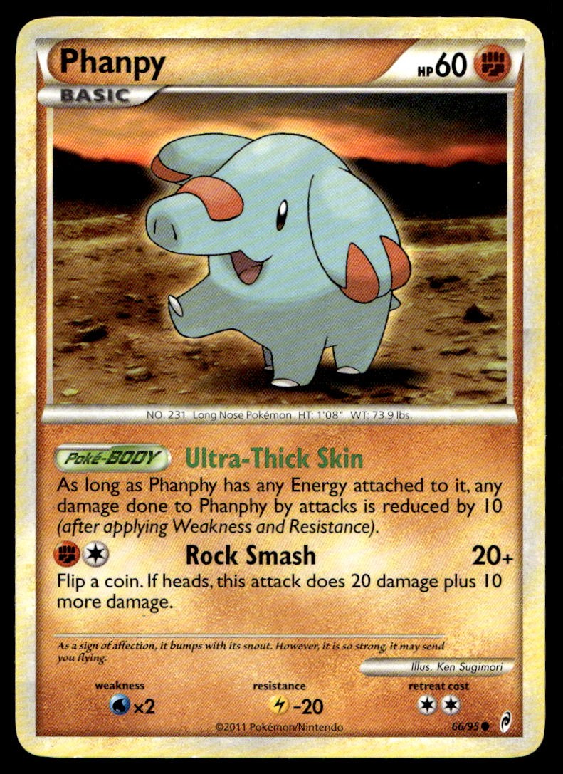 NM Phanpy [Call of Legends 66/95] Common Pokemon TCG