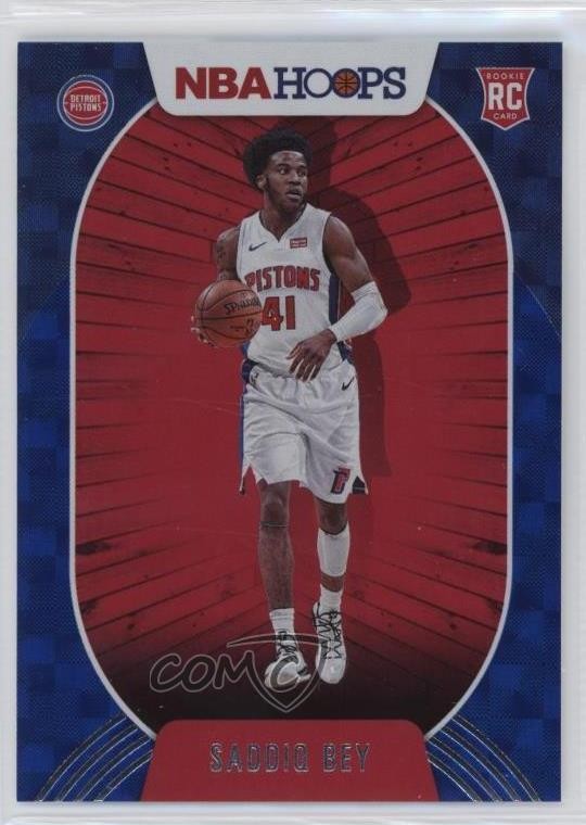 2020-21 Panini NBA Hoops Hyper Blue Saddiq Bey #237 15j1