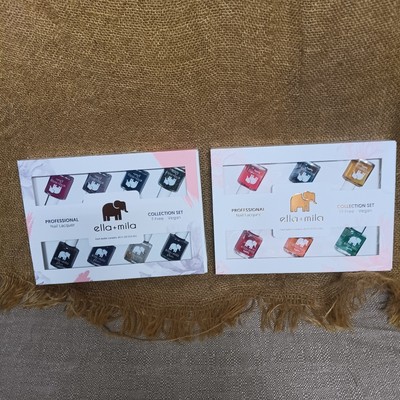 WOW!! ELLA + MILA~ LOT OF 2 NAIL POLISH COLLECTION SETS!!