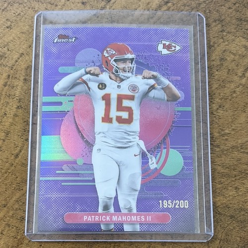 Topps Finest Uncommon Patrick Mahomes II Kansas City Chiefs 195/200