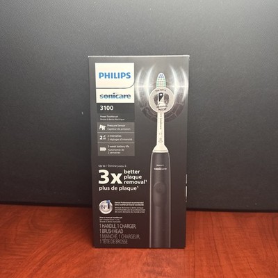 Philips Sonicare 3100 Electric Toothbrush - HX3681/04 (Black) (0733) New